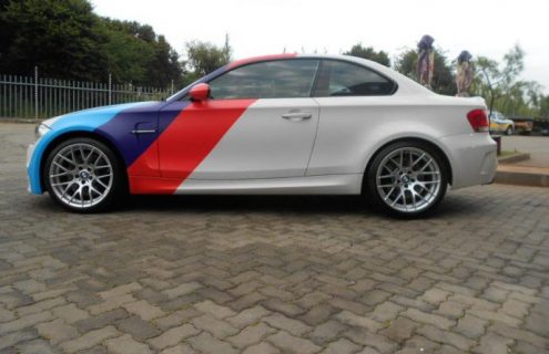 BMW 1M with Motorsport Stripes