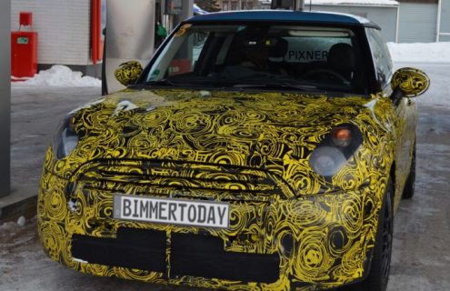 Spy Photos: MINI F56 shows its interior