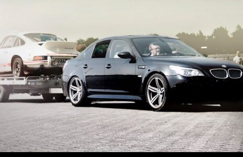BMW Super Bild Of The Day: M5 Tow Vehicle