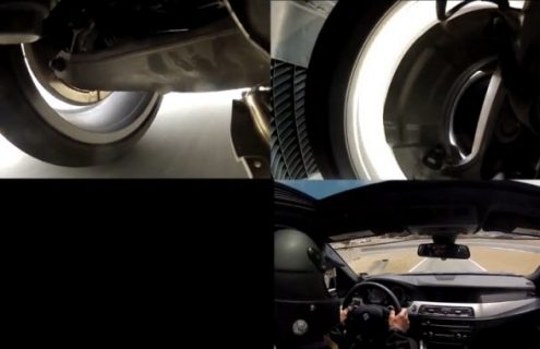Video: 2013 BMW M5 on the race track