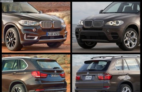 Photo Comparison: New F15 BMW X5 vs E70 BMW X5