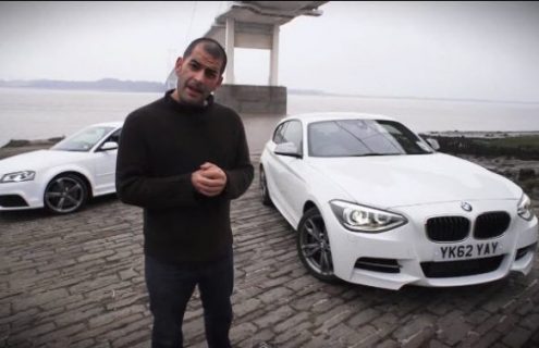 Chris Harris ON CARS: BMW M135i vs Audi RS3: Road, Track, Drag-race