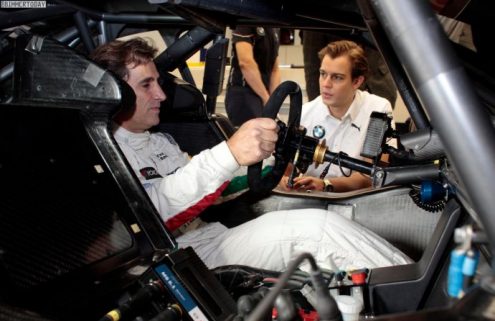 Alessandro Zanardi gets to drive a BMW M3 DTM