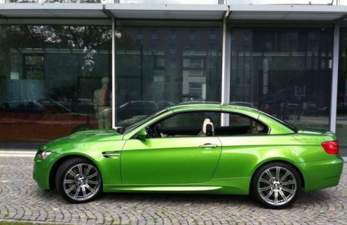 BMW M3 Convertible in Java Green Individual Color