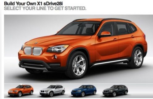 Editorial: 2013 BMW X1 configurator – Too complex and confusing