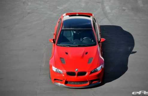 Photoshoot: Aggressive Melbourne Red E92 M3