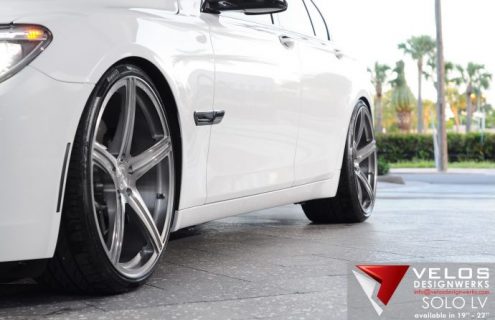 2013 BMW 750i on Velos Designwerks 22″ Solo LV Wheels