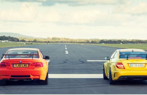 Fifth Gear: BMW M3 GTS vs. Mercedes-Benz C63 AMG Black Series