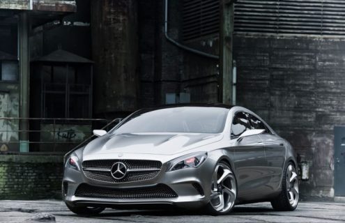 Mercedes CLA aims at the compact four-door coupe segment