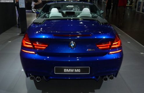 2012 Leipzig Auto Show: BMW M6 Convertible in San Marino Blue