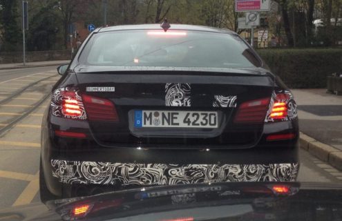 BMW M5 with Competition Package Spied