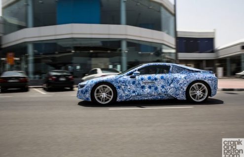 BMW i8 spied in Dubai