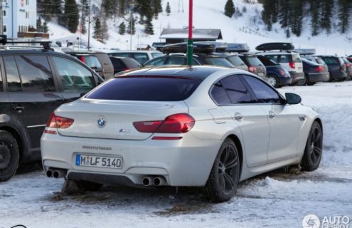 BMW M6 Gran Coupe spotted fully unveiled