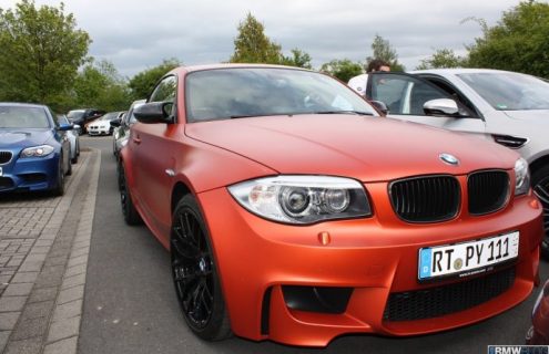 BMW 1M in Frozen Valencia Orange