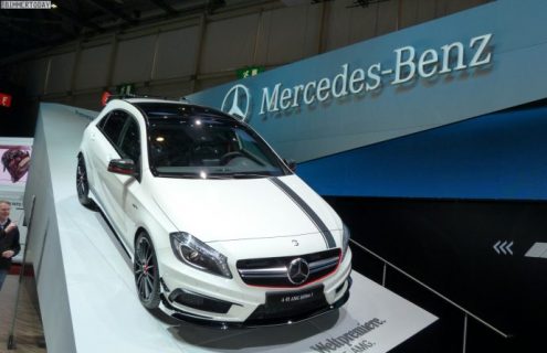 Mercedes Benz  on Mercedes Benz Debuted Two A45 Amg Models At The 2013 Geneva Auto Show