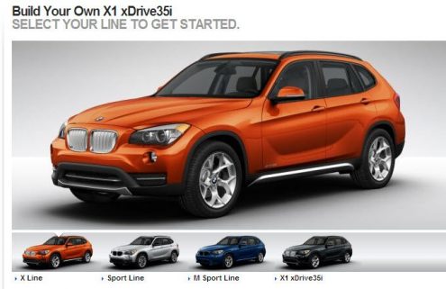 2013 BMW X1 Configurator now on BMWUSA.com