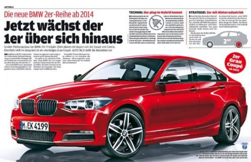 Rendering: BMW 2 Series Gran Coupe