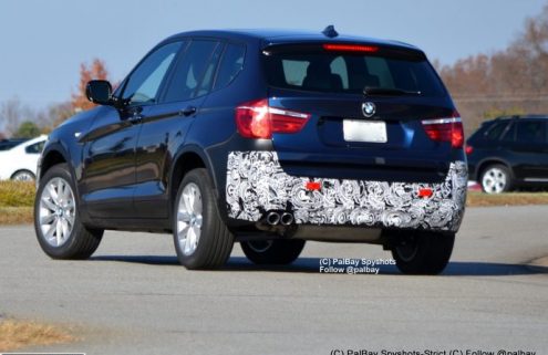 Spy Photos: 2014 BMW X3 Facelift