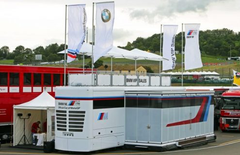 BMW M launches new motorhome for MotoGP