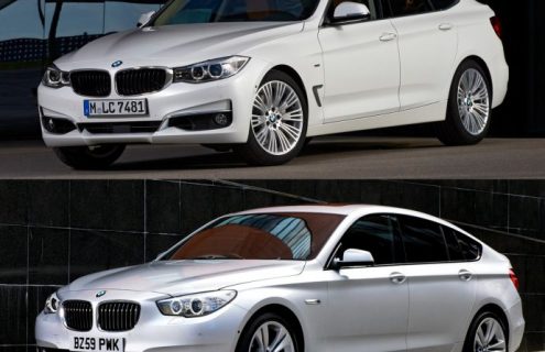 Photo Comparison: BMW 3 Series GT vs. BMW 5 Series GT