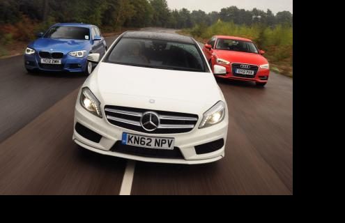 Comparison: BMW 125i M Sport vs. Audi A3 1.8 TFSI vs. Mercedes A250 CGI AMG Sport