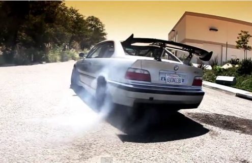 Test driving the BMW M3 Electric Pikes Peak Race Car