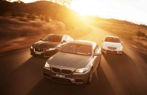 CarAdvice: BMW M5 vs Jaguar XFR vs Mercedes-Benz E63 AMG