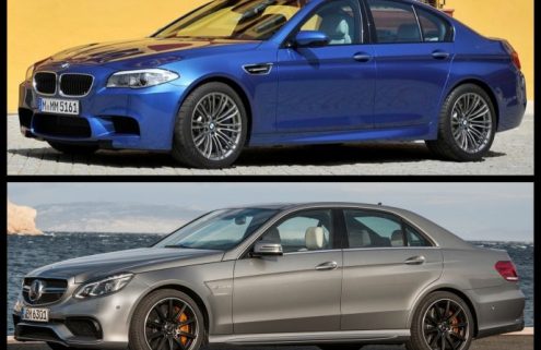 Photo Comparison: F10 BMW M5 vs Mercedes-Benz E63 AMG Facelift