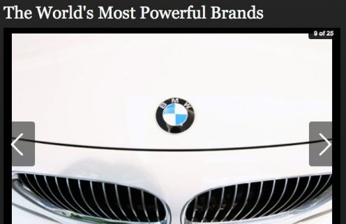 Forbes: BMW is worlds most powerful car brand Photo Forbes: BMW is worlds most powerful car brand