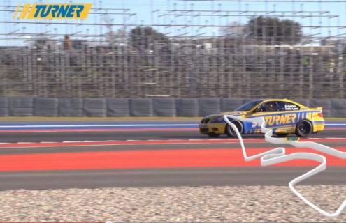 A Lap around F1 track in Austin in the Turner M3 with Bill Auberlen