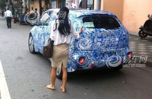 BMW i3 spied in China