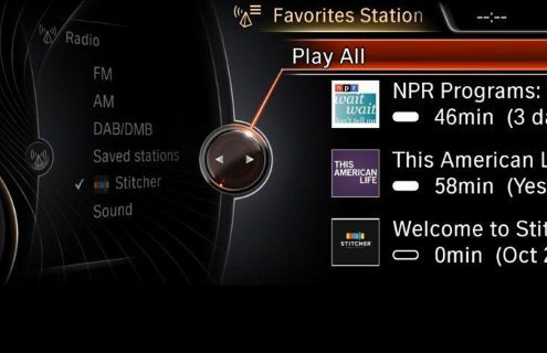 Newest Personalized Radio App for BMW and MINI: Stitcher Smart Radio