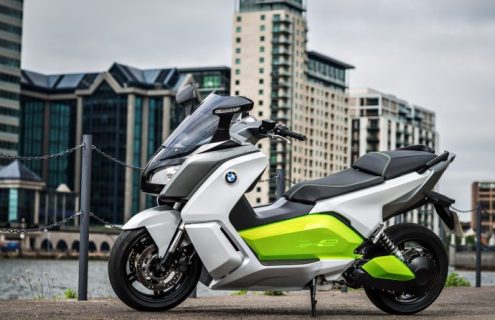The new BMW C evolution e-scooter