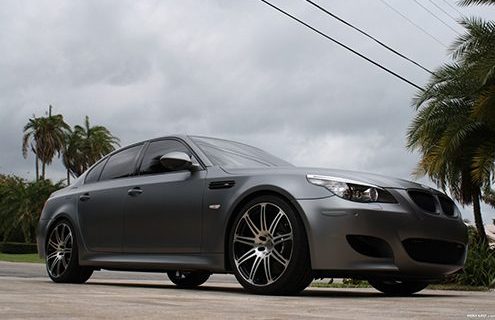 2010 BMW M5 Individual in Frozen Grey exterior
