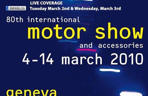 BMWBLOG to report live from 2010 Geneva Motor Show