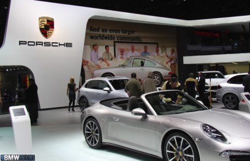 The 2013 NAIAS Porsche Stand