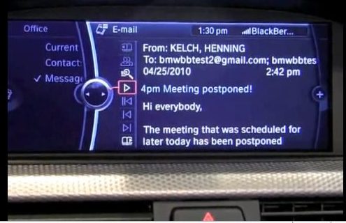 Blackberry emails can be accessed by iDrive – Just another distraction
