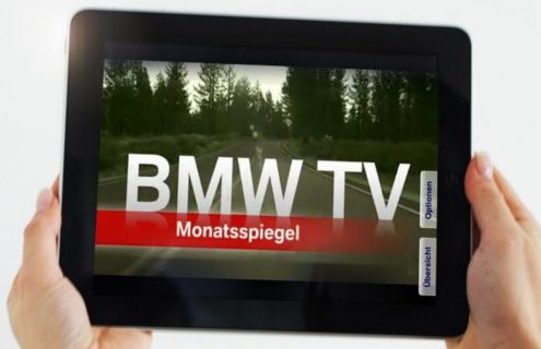 BMW will use the new iPad features