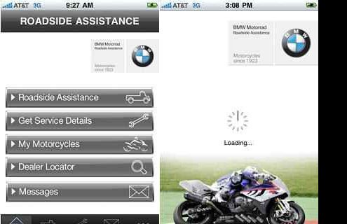 BMW Motorrad Roadside Assistance iPhone App