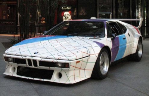 BMW M1 art car by Frank Stella headed for the auction block