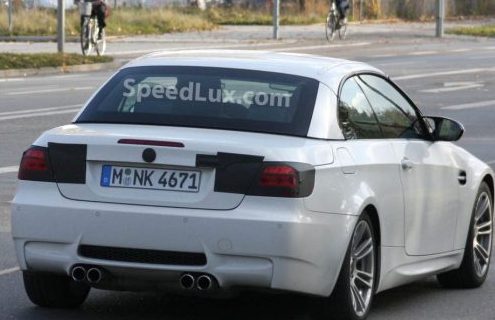 Spy shots: BMW M3 Convertible facelift