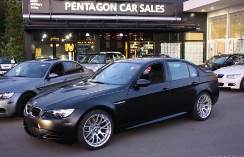 2010 Paris Motor Show BMW M3 Frozen Black with Competition Package