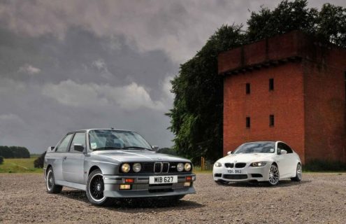 1986 BMW M3 E30 vs. 2010 BMW M3 E92