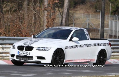 Spy Shots: BMW M3 Pickup at Nurburgring