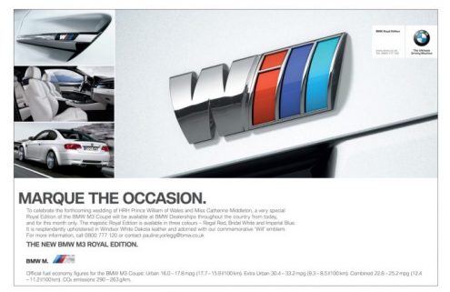 BMW M3 Royal Edition for the UK