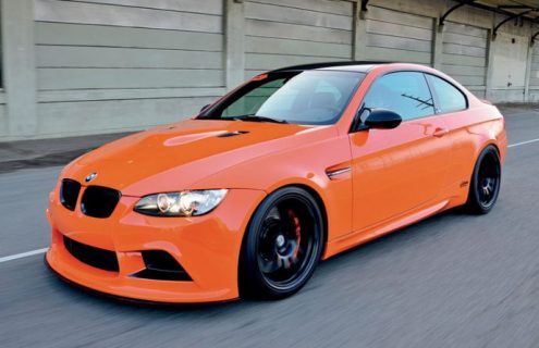 Fire Orange BMW M3 by Arkym with 604 hp