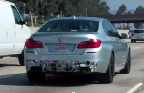 Spy Video: BMW M5 F10 spotted in Orange County