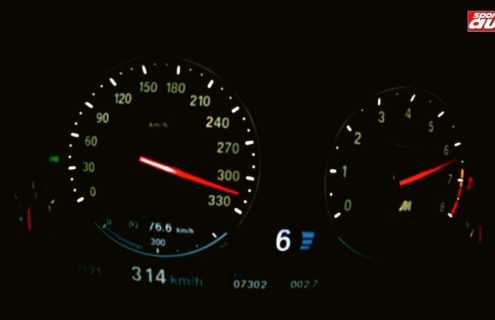 Video: New BMW M5 reaching 314 km/h
