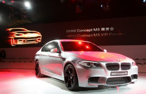 Video: BMW Concept M5. Sneak preview in Shanghai