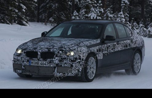 Spy Photos: 2012 BMW M5 spied during winter testing